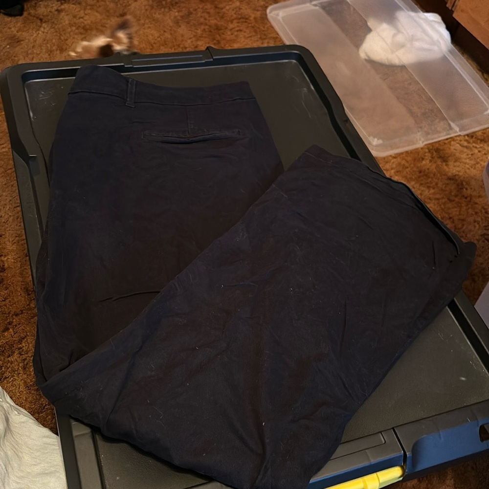 Old navy black bootcut super slim pockets 22 plus